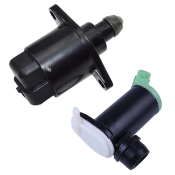 

2 Pcs Car Accessories: 1 Pcs Windshield Twin Outlet Washer Pump & 1 Pcs Idle Air Control Valve IAC Actuator