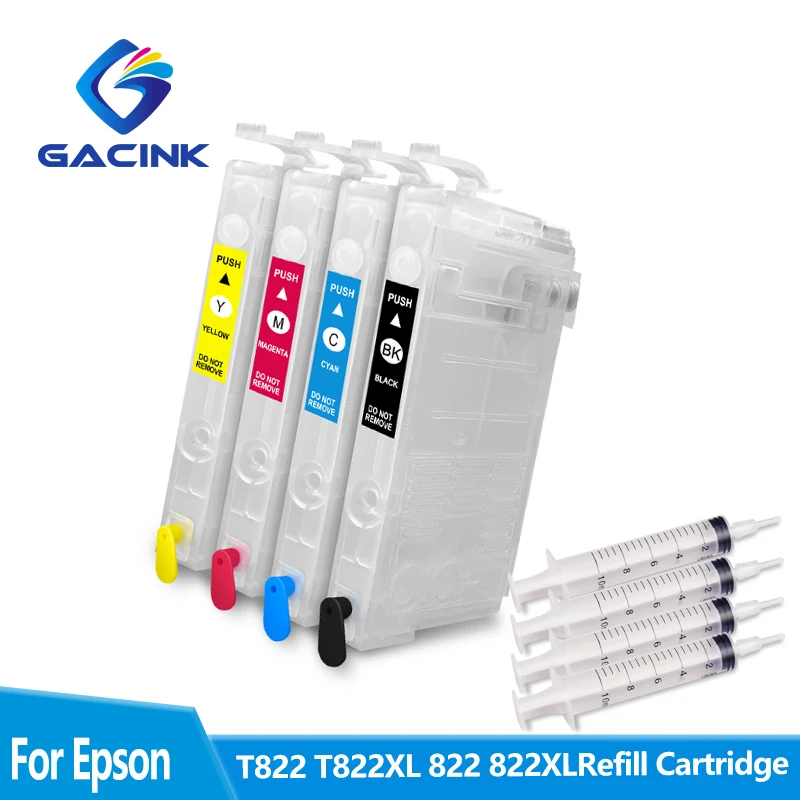 For Epson T822XL 822XL 822 Refillable 