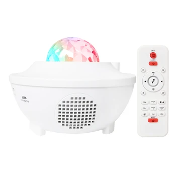 

Colorful Starry Sky Projector Blueteeth USB Voice Control Music Player LED Night Light USB Charging Projection Lamp Kids Gift