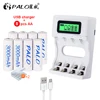 8pcs/2card PALO AA Rechargeable Battery AA NiMH 1.2V 3000mAh Ni-MH 2A Pre-charged Bateria Rechargeable Batteries for Camera ► Photo 2/6