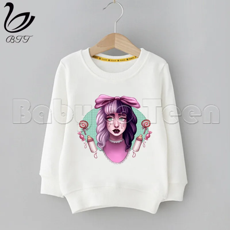 Melanie Martinez/Детские забавные толстовки с капюшоном с героями мультфильмов; толстовки с капюшоном для мальчиков; Детский свитер; повседневные толстовки; осенне-зимняя толстовка с капюшоном - Цвет: A
