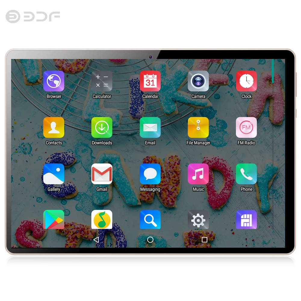 BDF 2019 планшет 10 дюймов Android 7,0 планшеты ПК 3g телефон sim-карта для планшета 4 Гб + 64 Гб Восьмиядерный 1280*800 ips WiFi планшет ПК Android