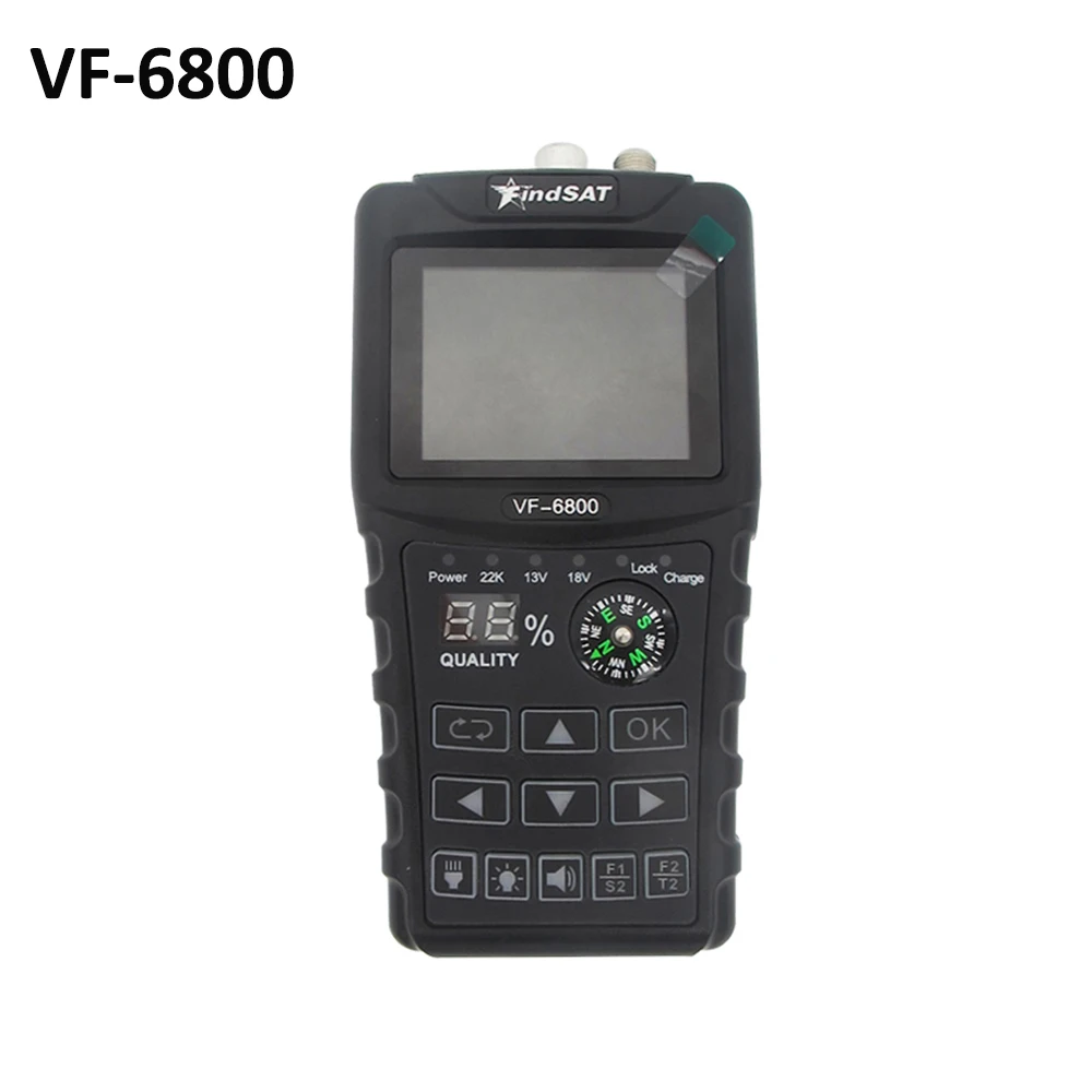 VF 6800 спутниковый искатель Полная поддержка DVB S/DVB S2 T/T2 C/C2 MPEG2/MPEG4 английский