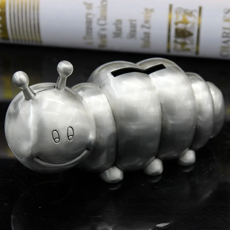 Creative Bug Shape Metal Piggy Bank Money Coin Dispenser for Children's Safe | Дом и сад