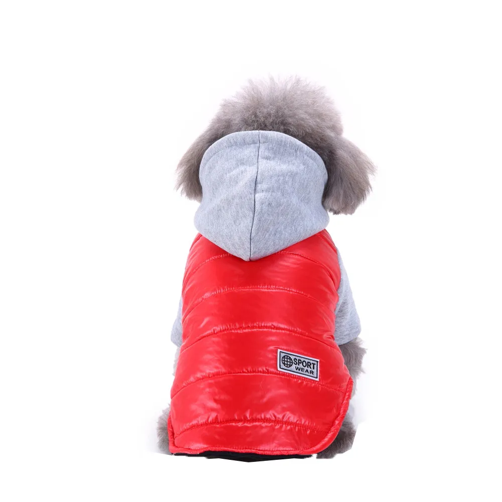 Собака Кот Зимняя куртка одежда для щенков одежда Костюмы мягкая спортивная одежда куртка Собака высокого качества дропшиппинг* 5
