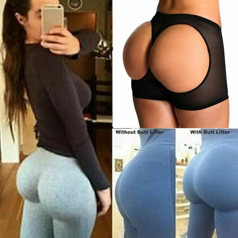 Women Butt Lifter Shaper Tummy Control Panties Buttock Open Instan Boyshort Women Body Sculpting Hip Shaping Shorts