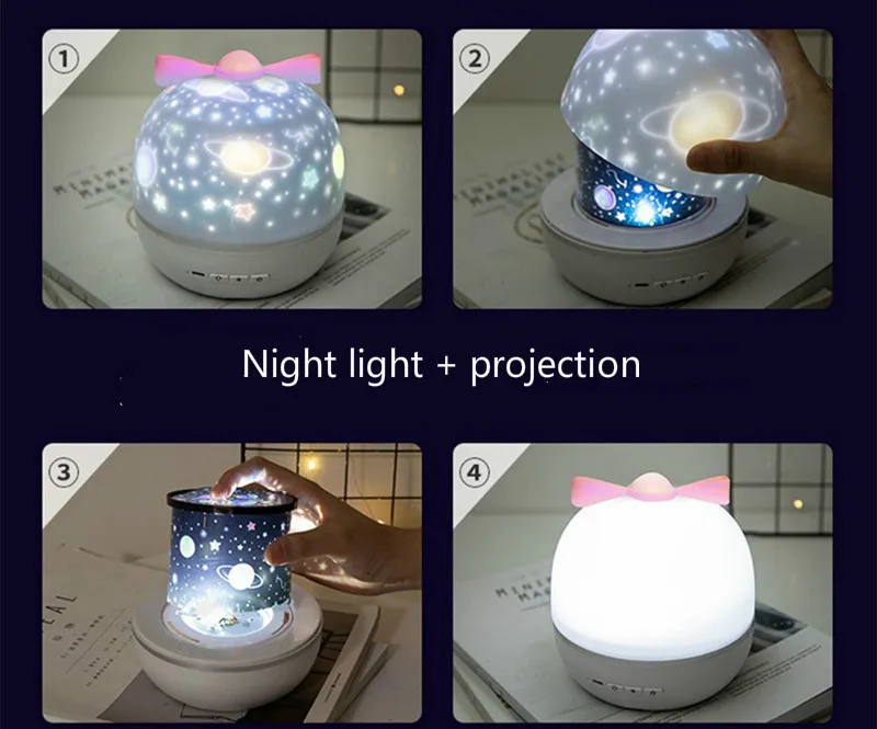Presentes de Aniversário Luz da Noite Skylite Projetor Crianças Lâmpada Casa Planetário Estrelas Led Luzes Decoração Natal Cabeceira 10 Skylite projetor crianças lâmpada casa planetário projetor