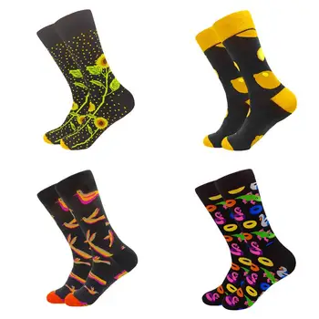 

Korean style fashion sewing pattern Spring and summer unisex funny cartoon socks Casual Hip Hop Creative Soft Comfortable