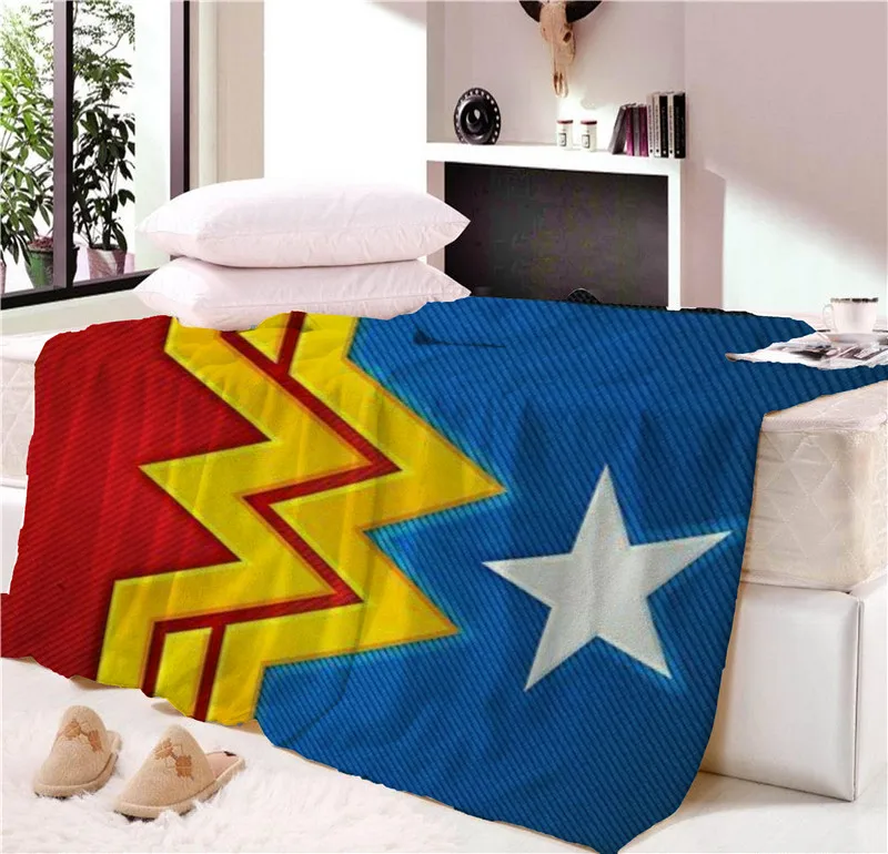 Одеяло Marvel с Бэтменом флэшменом супергероем, покрывало, мягкое флисовое покрывало, мягкое зимнее одеяло для дивана - Цвет: Style 3