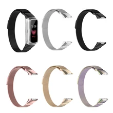 10 шт/лот часы замена наручных розовых бизнес стальной ремешок браслет умный Браслет Smartwatch для samsung Galaxy Fit SM-R370 SMR370