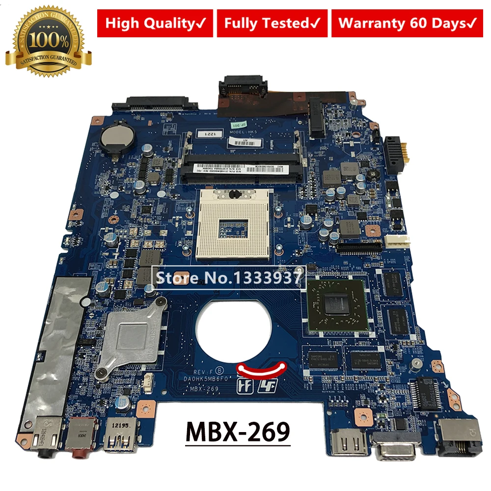 

A1876098A Laptop motherboard MBX-269 FOR SONY SVE151 SERIES MBX-269 Mainboard DA0HK5MB6F0 31HK5MB0050