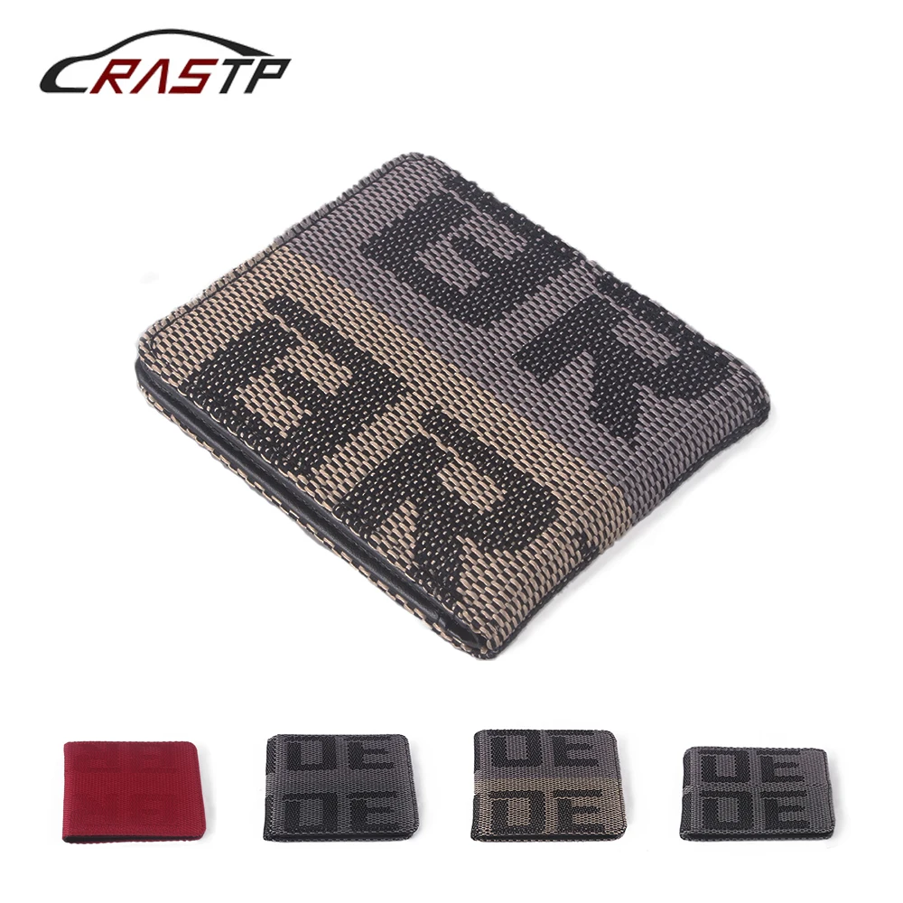 

RASTP-BRIDE Wallet and Purse Racing Leather Canvas Wallet Key Case JDM Style Fabric Auto Wallet RS-BAG001