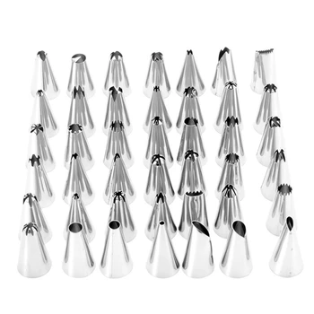 

96 Sets Cake Nozzles Set Cream Cake Decorating Tips Icing Piping Nozzles Set Various Sizes Bakery And Pastry Tools Wholesale