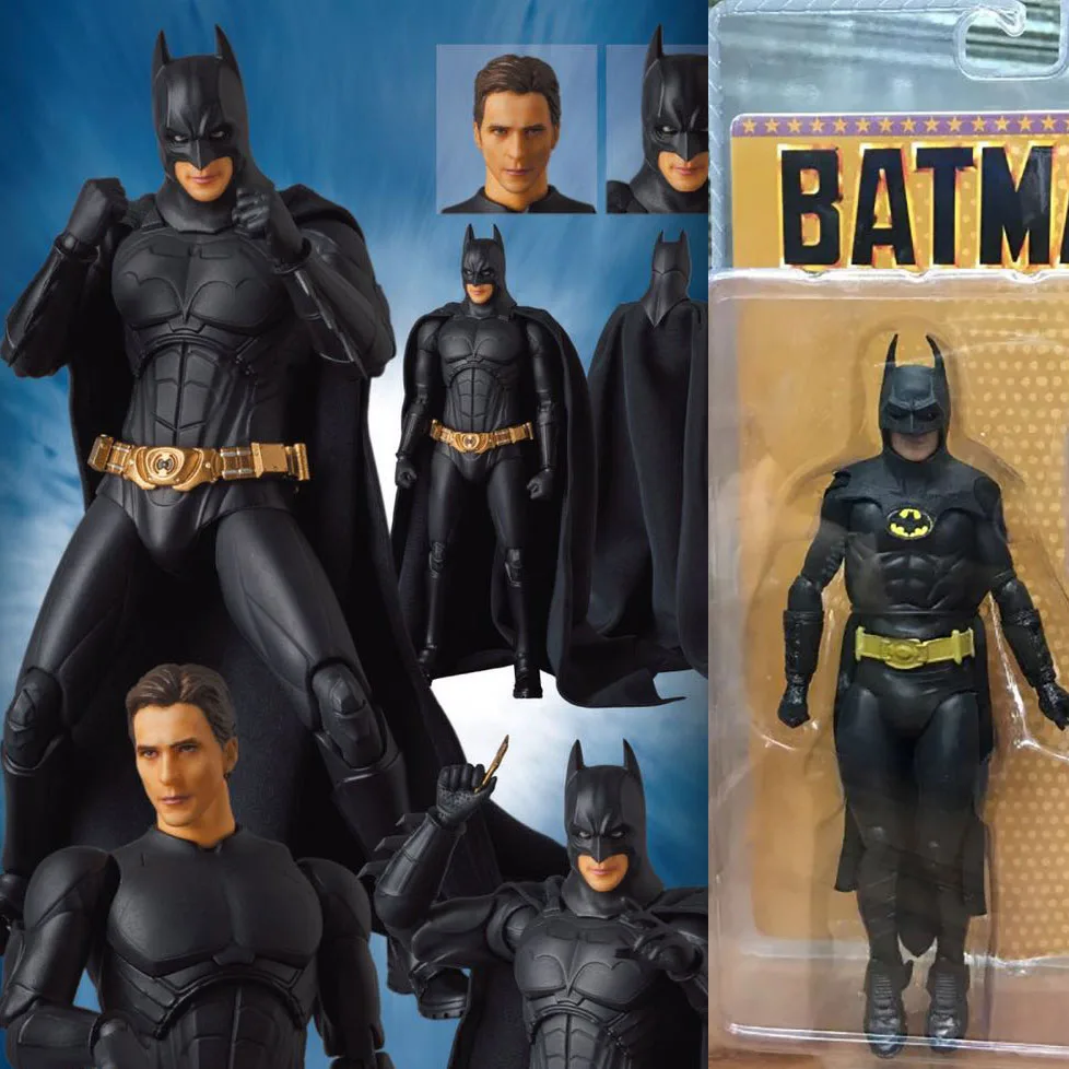 NECA Batman Begins Bruce Wayne Joint Movable PVC Action Figure Collectible 