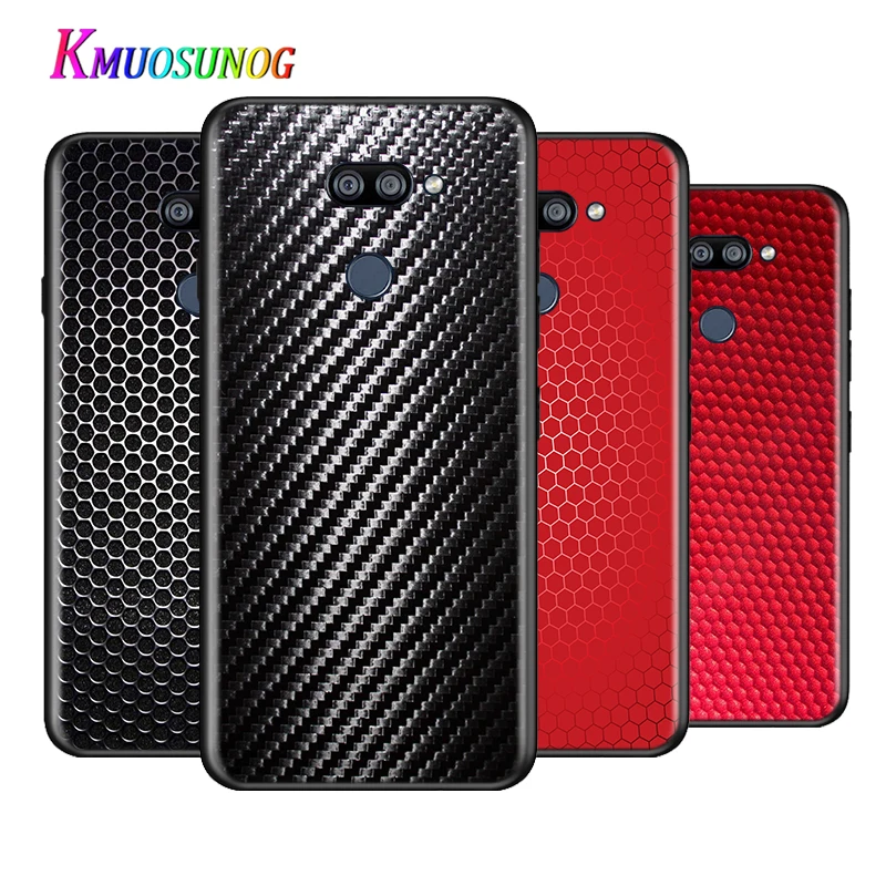 Углерода Venom Структура волокна для LG K22 K71 K61 K51S K41S K30 K20 2019 Q60 V60 V50S V50 V40 V35 V30 G8 G8S G8X ThinQ