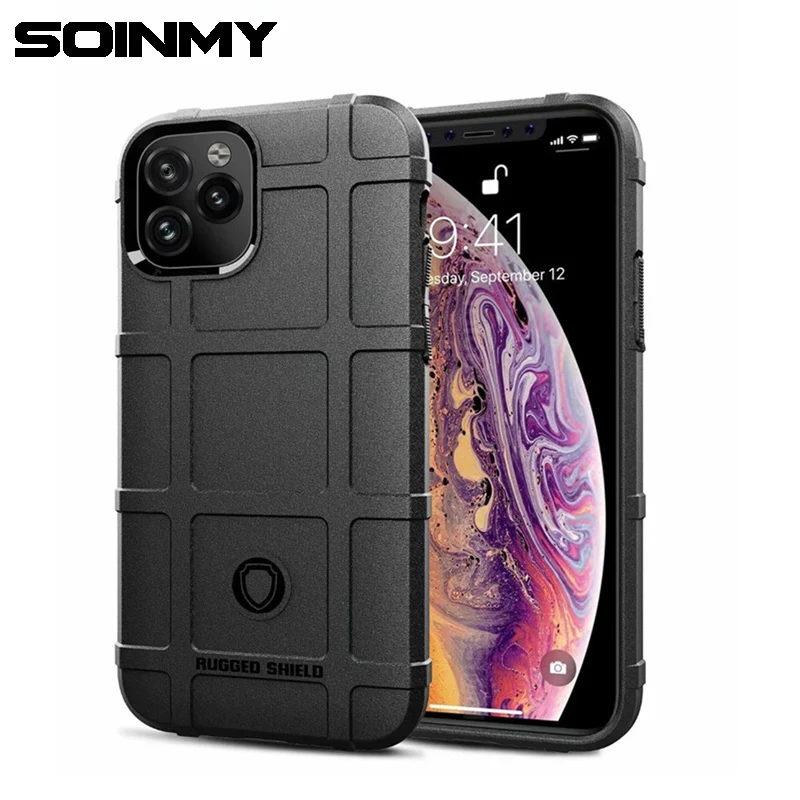 

Shockproof Soft TPU case For iPhone 11 Pro Max Case 360 Full Protection Armor Phone Case For iphone 11 Pro 11pro 2019 Cover Case