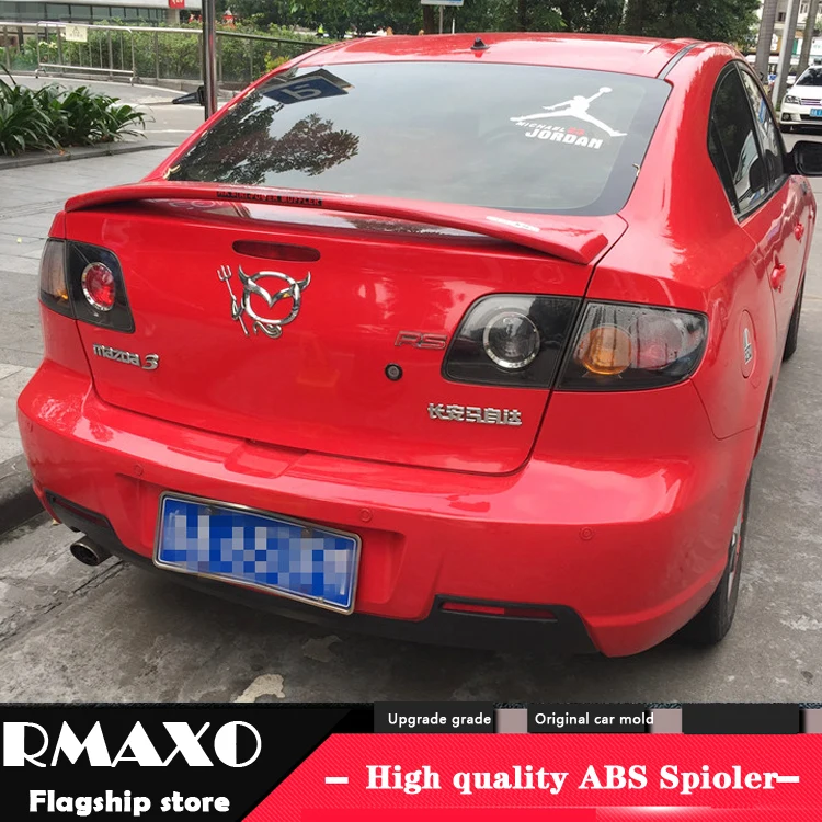 Спойлер для MAZDA 3 2006 2013 высококачественный задний спойлер из АБС пластика