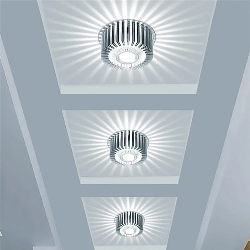 

Modern LED Ceiling Light 3W LED Spot RGB Downlight wall Sconce Art Gallery Decoration Front Balcony lamp Porch light corridors