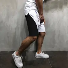 Модные мужские летние повседневные спортивные шорты с эластичной резинкой на талии для мужчин s шорты для тренировок mallas бегущий хомбр cortas T
