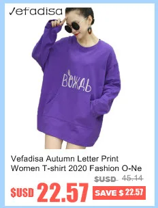 Vefadisa Plus Size Letter Print Women T-shirt 2020 Autumn Hooded Long Sleeve T-shirt Casual Pullover Women T-shirt QYF3716