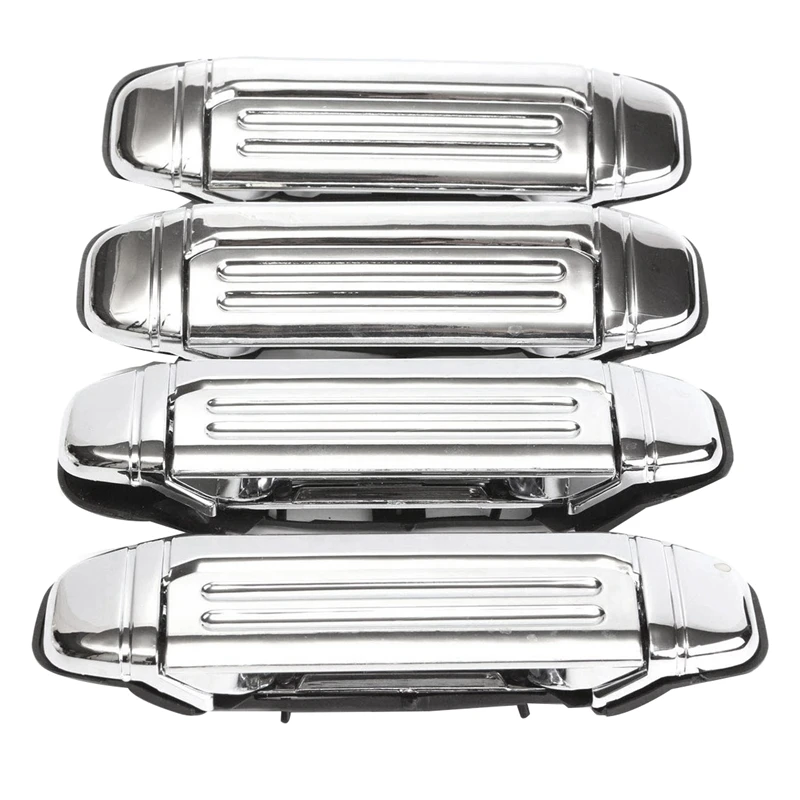 Juego De 4 Manijas Exteriores De Puerta Cromadas Para Mitsubishi Montero (1992-1997) - Marca DELPA