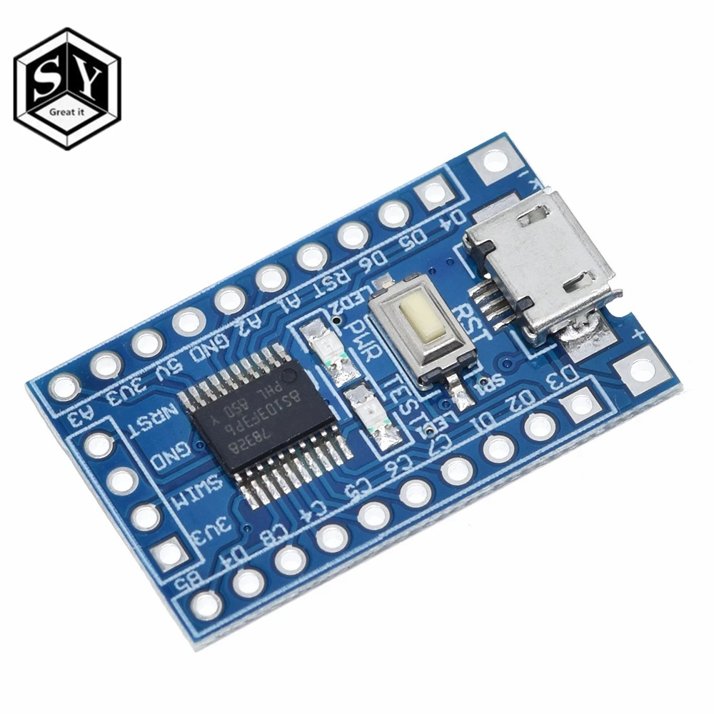 1 шт. системная плата STM8S103F3P6 STM8S STM8|board inverter|board copperboard configuration |