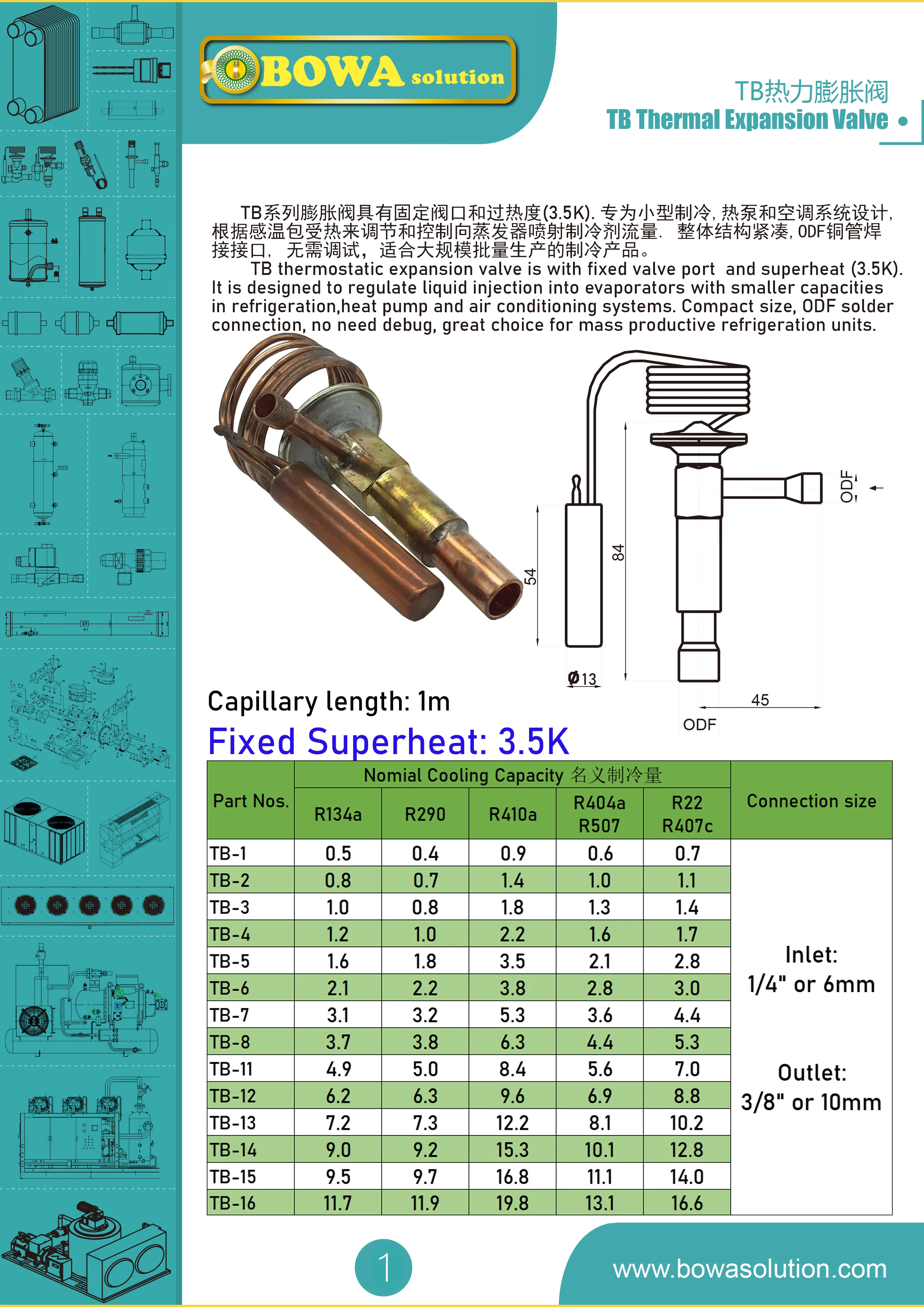 800w, r290, 5 ~ 8cc rev, compressor tal como tl5cn dle6.5cn