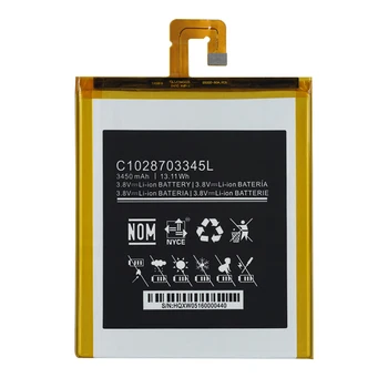 

2PCS/Lot 3450mAh / 13.11Wh C1028703345L Phone Replacement Battery For BLU Studio 7.0 II U48OU S490U