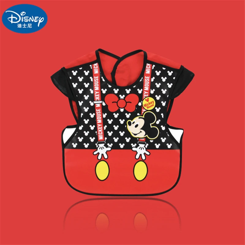 Cartoon Baby Bib Children S Eating Apron Baby Mickey Minnie Mouse
