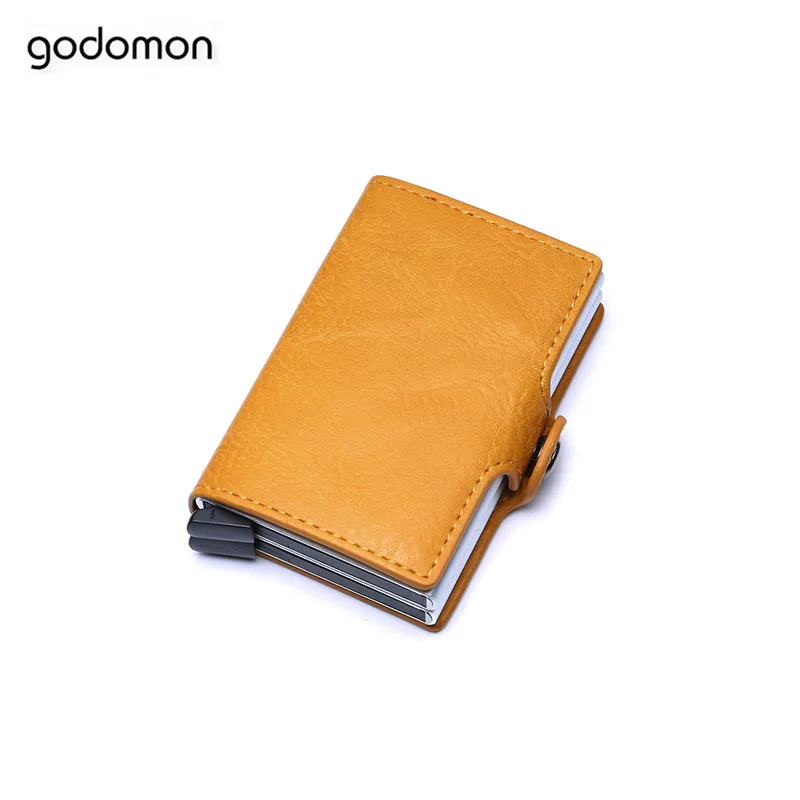Купить GODOMON мужской и женский держатель для карт кошельки RFID металлические | Держатели для карт и пропусков (33023860783)