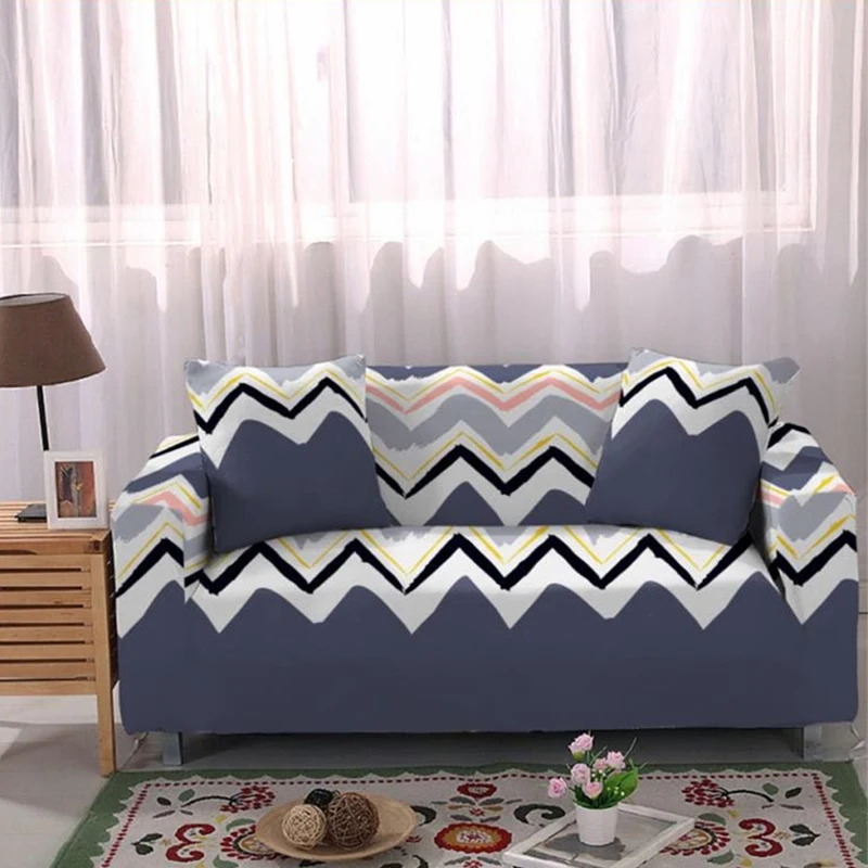 

Elastic Stretch Sofa Cover 100% Polyester Nordic Slipcovers For Living Room Couch Cover L shape Armchair Cover 1/2/3/4 Seaters