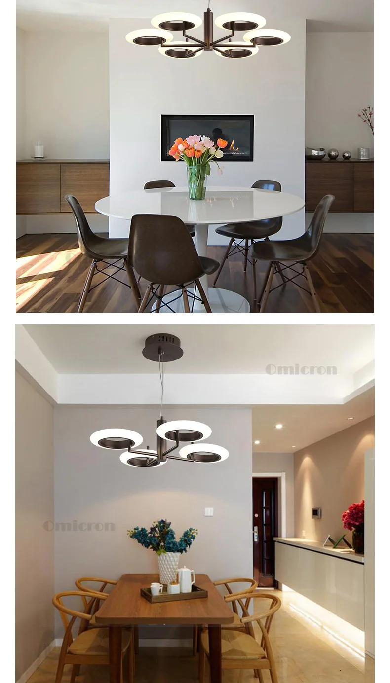 Коричневый светодиодный подвесной светильник для столовой спальни hanglamp современный подвесной светильник lamparas de techo colgante moderna luminaria