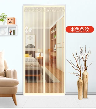 

Summer Magnetic Mesh Net Anti Mosquito Insect Fly Bug Curtain Automatic Closing Door Screen Kitchen Curtain Drop Shipping