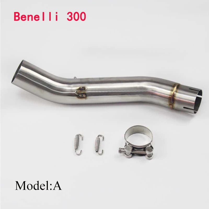 Для Бенелли 300 мотоцикл выхлопной Системы трубы Труба среднего звена 51 мм выхлопной Системы среднего Conneect трубка Байк изменение Escape