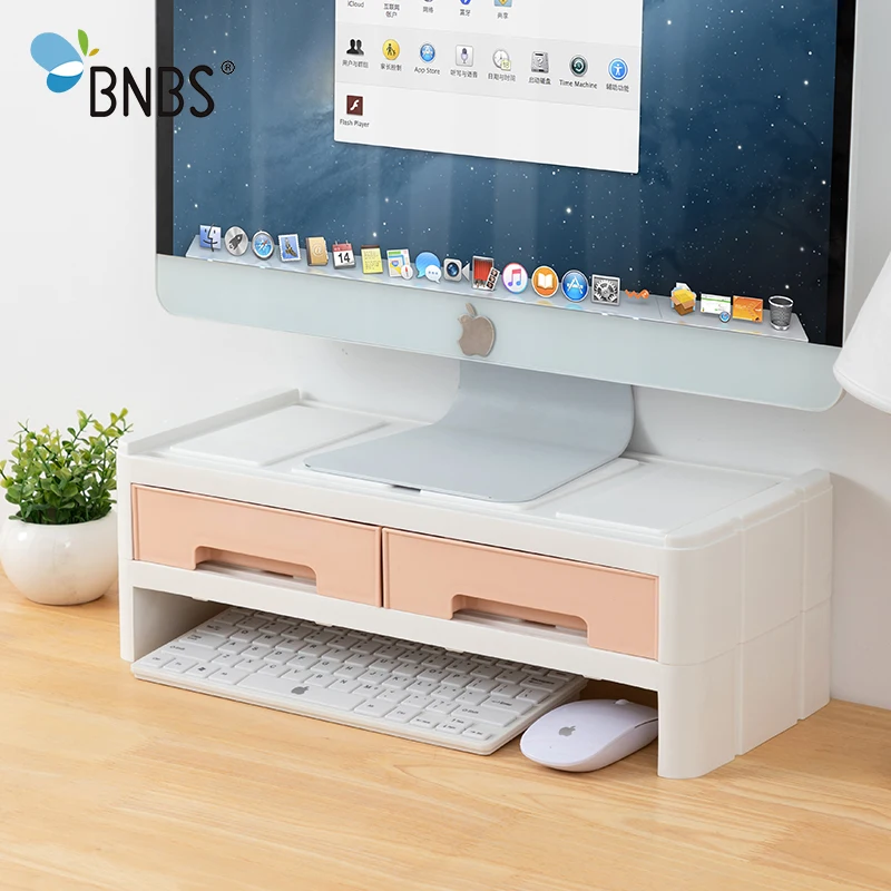 Bnbs Desktop Drawer Organizer Storage Cabinet Plastic Chest Of