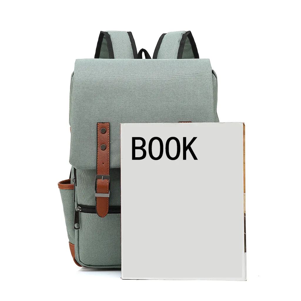 Aelicy Винтаж ноутбук рюкзак женский парусиновый сумки Для мужчин для активной деятельности, Студенческая, для путешествий, рюкзаки с Usb Порты и разъёмы в ретро-стиле школьные сумки для подростков
