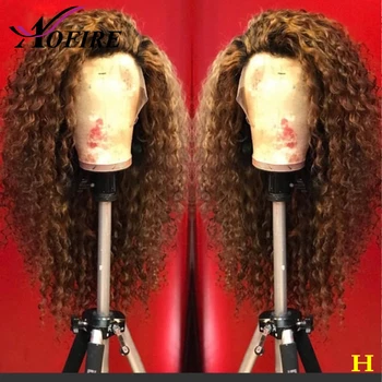 

Honey blonde Colored 13x6 Lace Front Wig Human Hair Wigs For Black Women Brazilian Remy Curly Wig 150 Density Pre Plucked