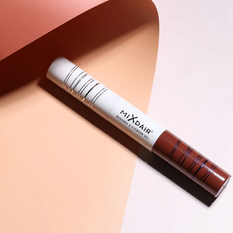 Silky Double-end Mascara Eyebrow Dyeing Cream Long Lasting Waterproof Smudge-proof Eye Brow Cream Eye Makeup