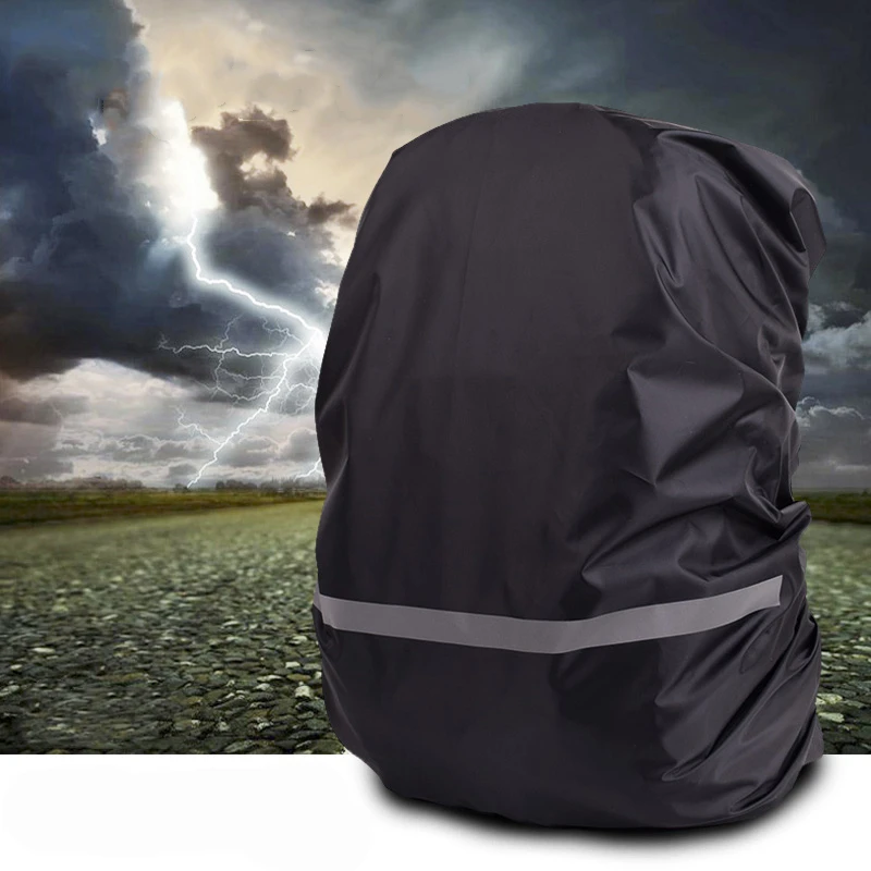 

Backpack Rainproof Cover Case Reflective strip Waterproof for 8-70L Back Bag Knapsack Rain proof Outdoor Night Rainy Convenient