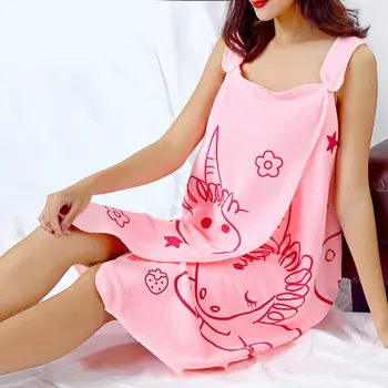 

Home Textile Towel Women Robes Bath Wearable Towel Dress Womens Lady Fast Drying Beach Spa Magical Nightwear Sleeping