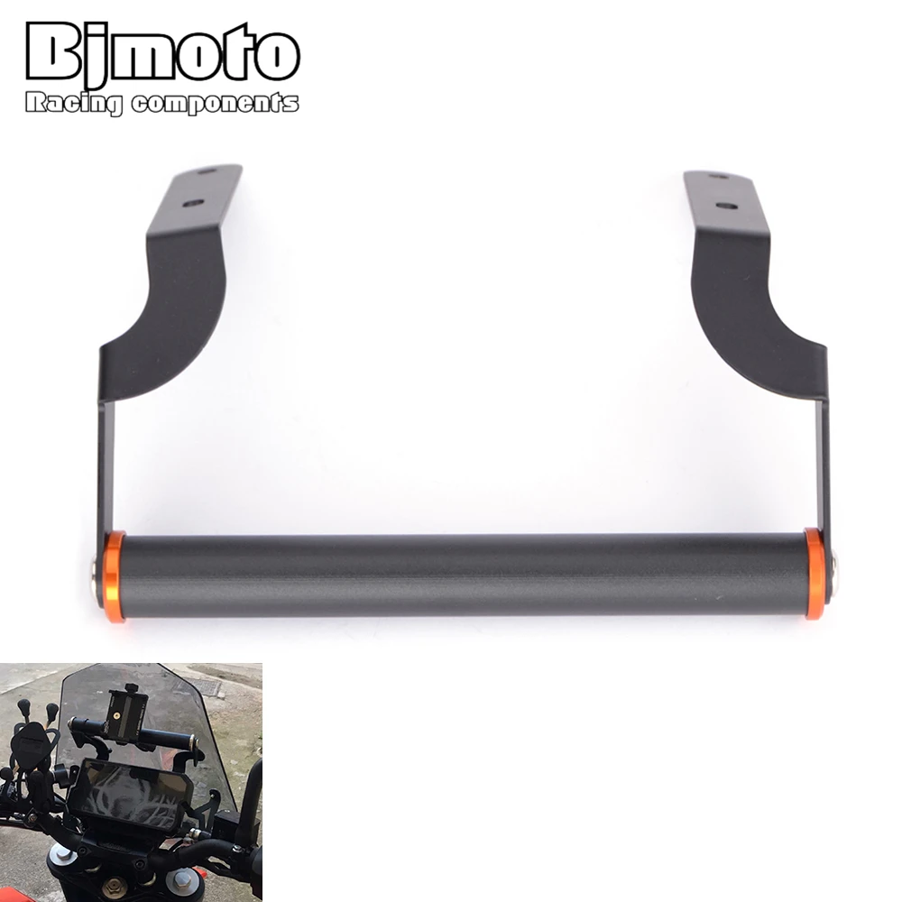 

22mm Aluminum Motorcycle Handle Bar Mount Cell Phone Holder Stand Hook For KTM Duke 390 2017 2018 2019 GPS Phone Holder Bar