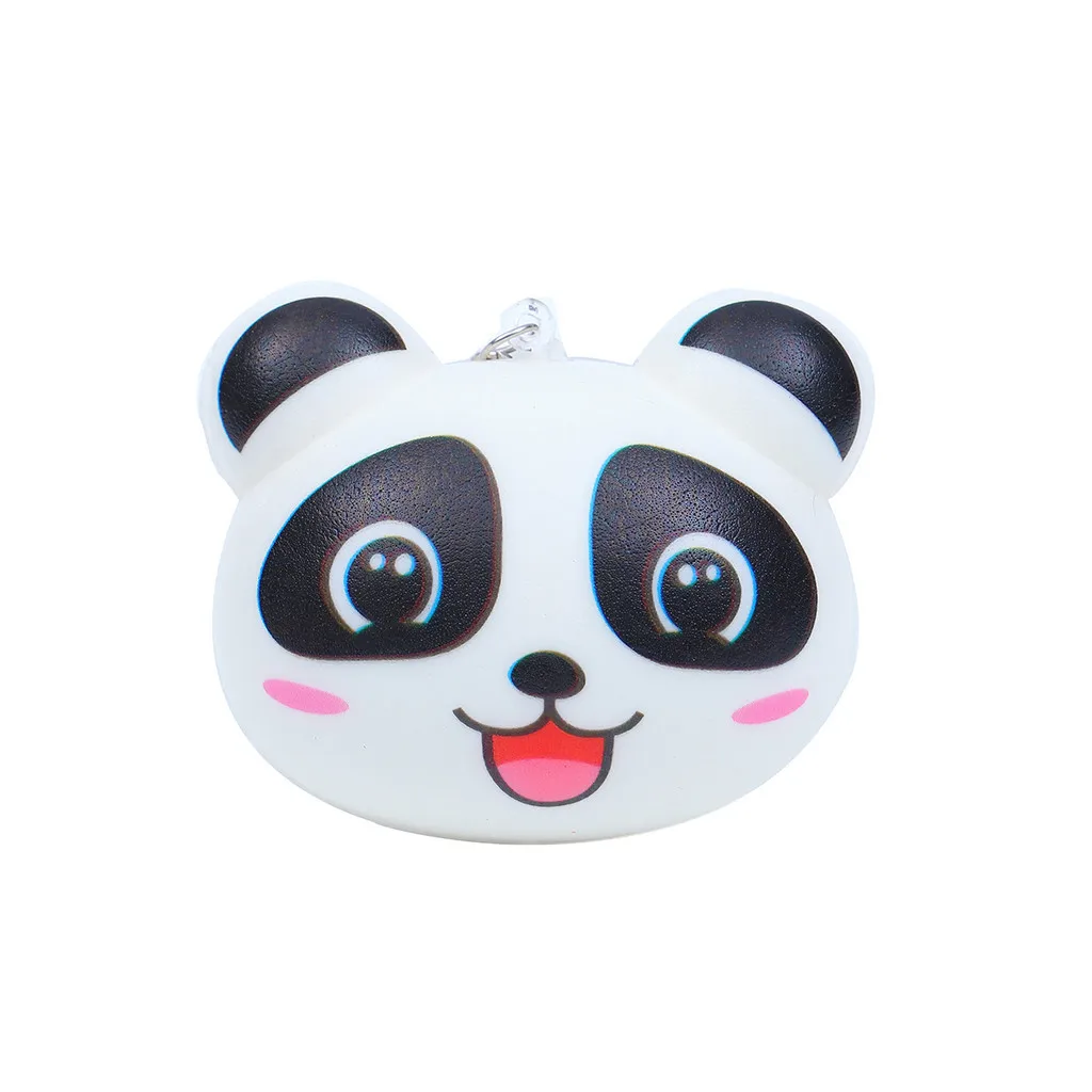 Mini Adorable Bear Slow Rising Kids Fun Toy Stress Reliever Gift Backpack Accessories Decorations lanyard keychain gadgets #A
