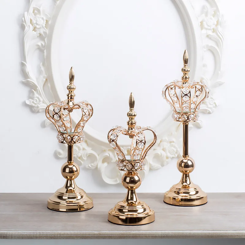 

Tobs Gold Crystal Electroplating stand set gold mirror face fondant cupcake sweet table candy bar table decorating