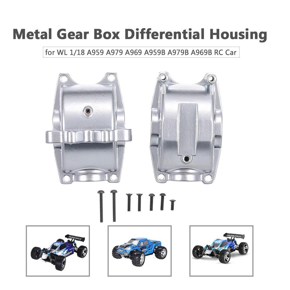 

High Performance Front Differential Rear Differential Assembly Gear Metal for WLtoys 1/18 A959 A979 A969 A959B A979B A969B RC Ca
