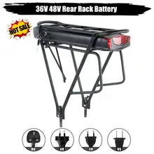 Stock ue 36V 13ah 15ah 48ah portapacchi posteriore batteria elettrica batteria al litio batteria e-bike con caricabatterie