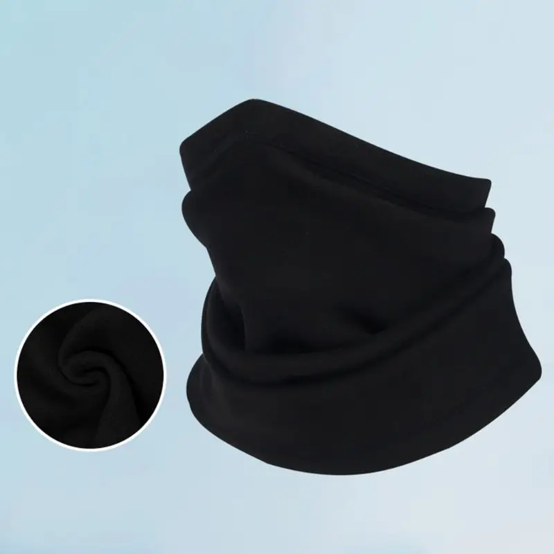 Unisex Multifunction Thicken Polar Fleece Long Neck Warmer Tube Scarf Men Women Casual Outdoor Face Mask Windproof Scarf