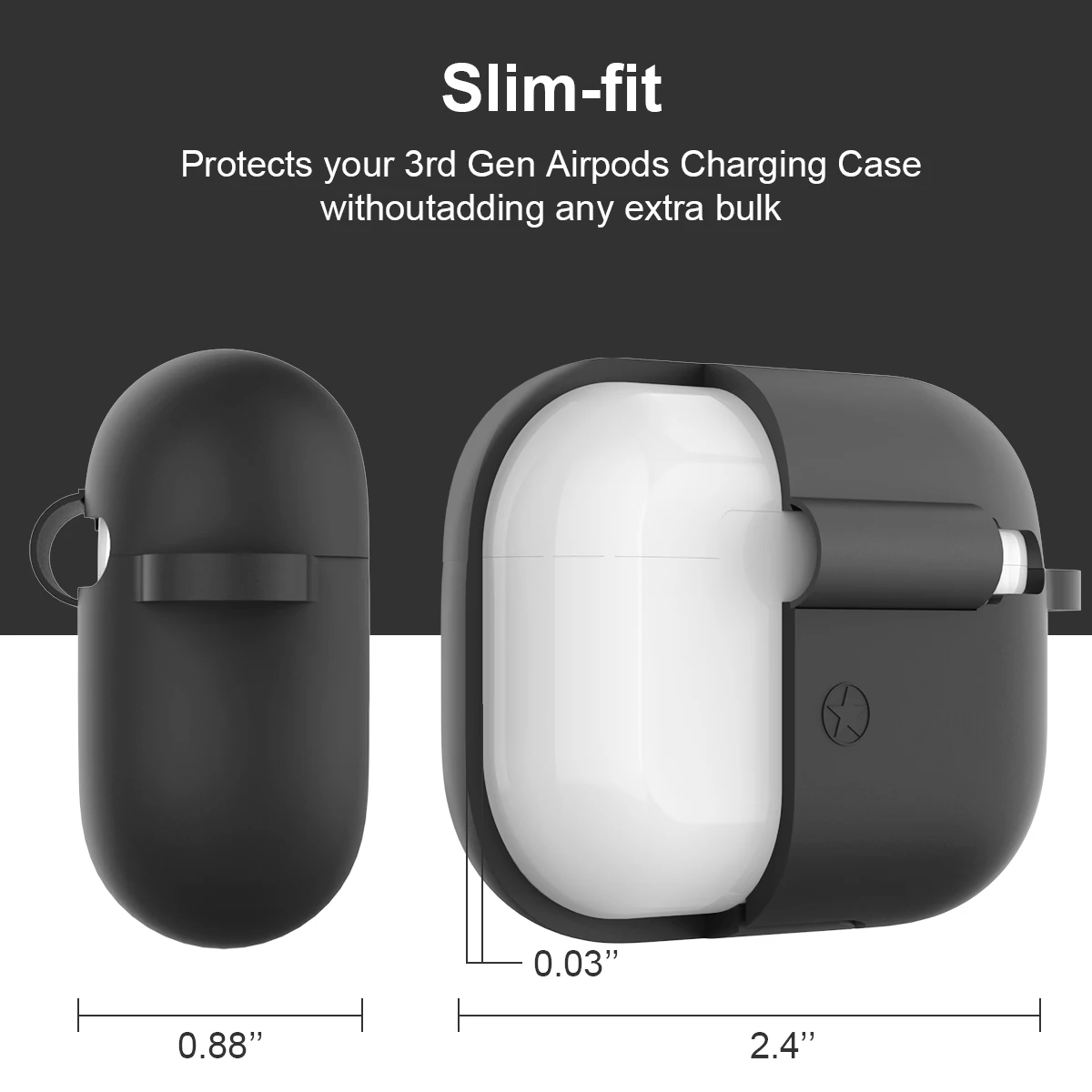 Для AirPods Pro Чехол силиконовые беспроводные Bluetooth наушники защитный чехол для Air Pods Pro Чехол с крючком