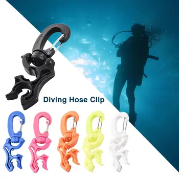 

2PCS Scuba Diving Double BCD Hose Holder 304 Stainless Steel Dive Snorkeling Double BCD Clip Regulator Retainer Buckle Hook