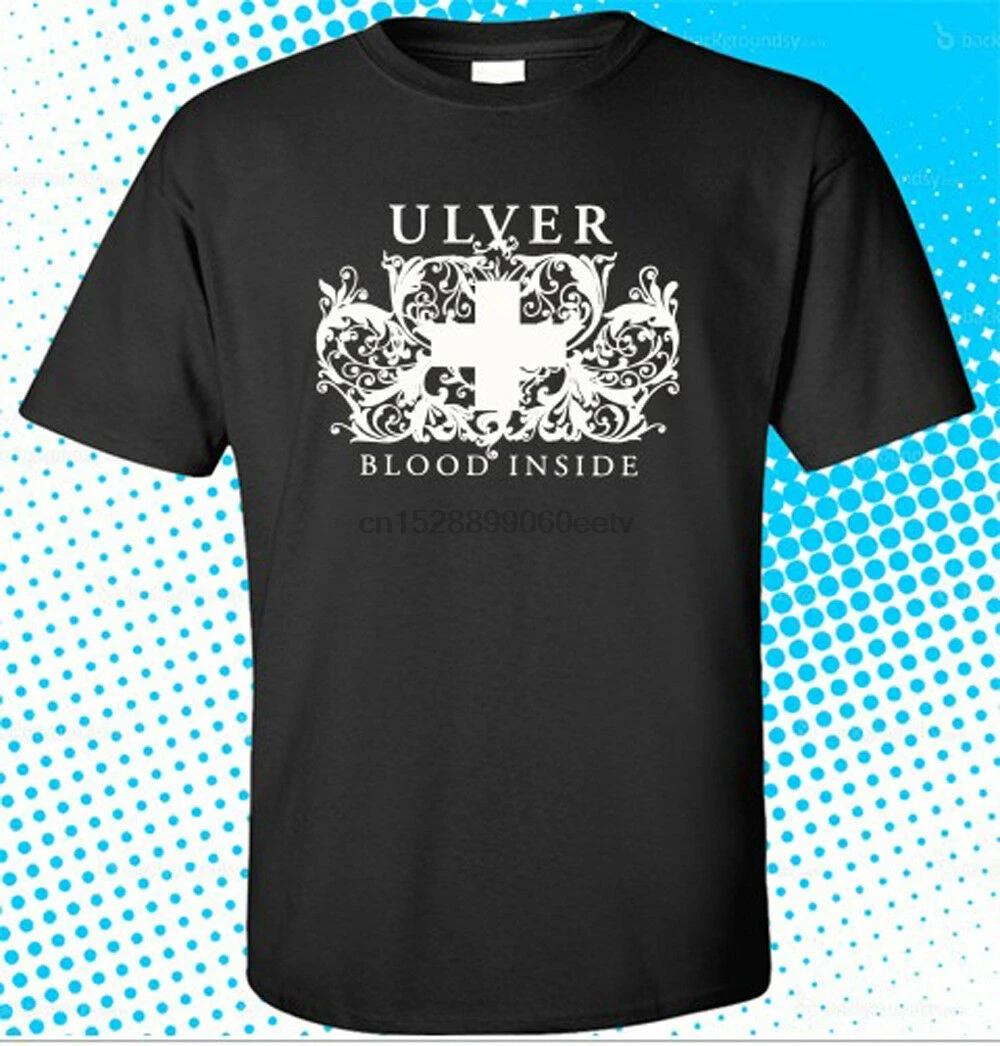 

Ulver Band Blood Inside Logo Mens Black T-Shirt Size S to 3XL