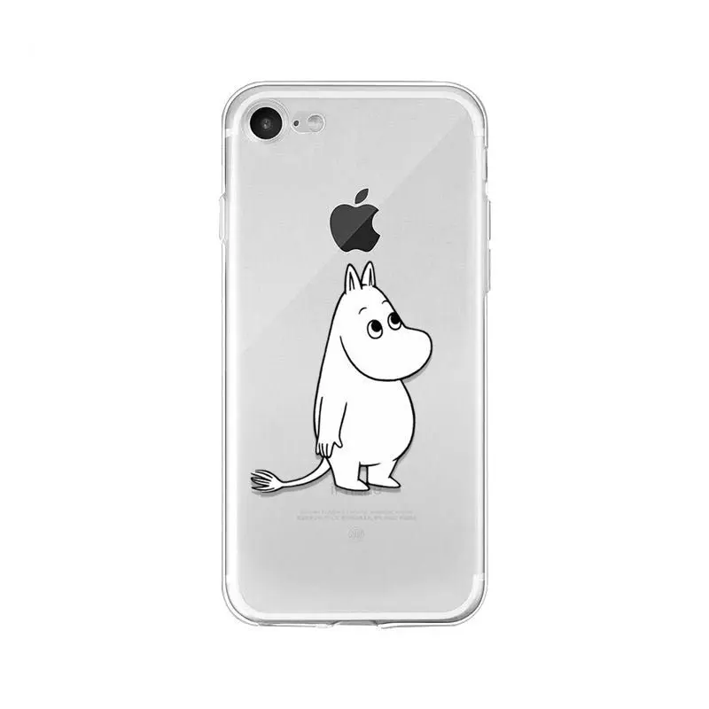 A12 MaiYaCa мультфильм милый Муми-Тролль Бегемот чехол для телефона для iPhone XR 11 Pro Max XS MAX 8 7 6 6S Plus X 5 5S SE - Цвет: A12